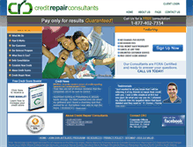 Tablet Screenshot of creditrepair-online.com